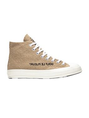 Converse x Golf Le Fleur Rare Burlap High Tops – Size 10 Women / 8 Men